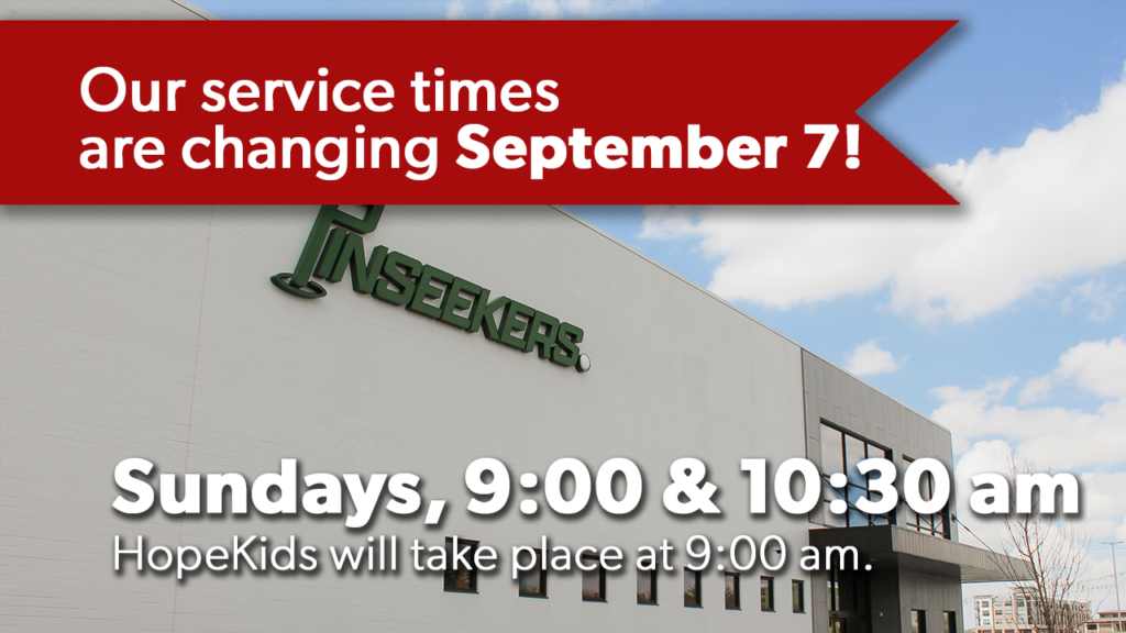 New Service Times SPRING2021
